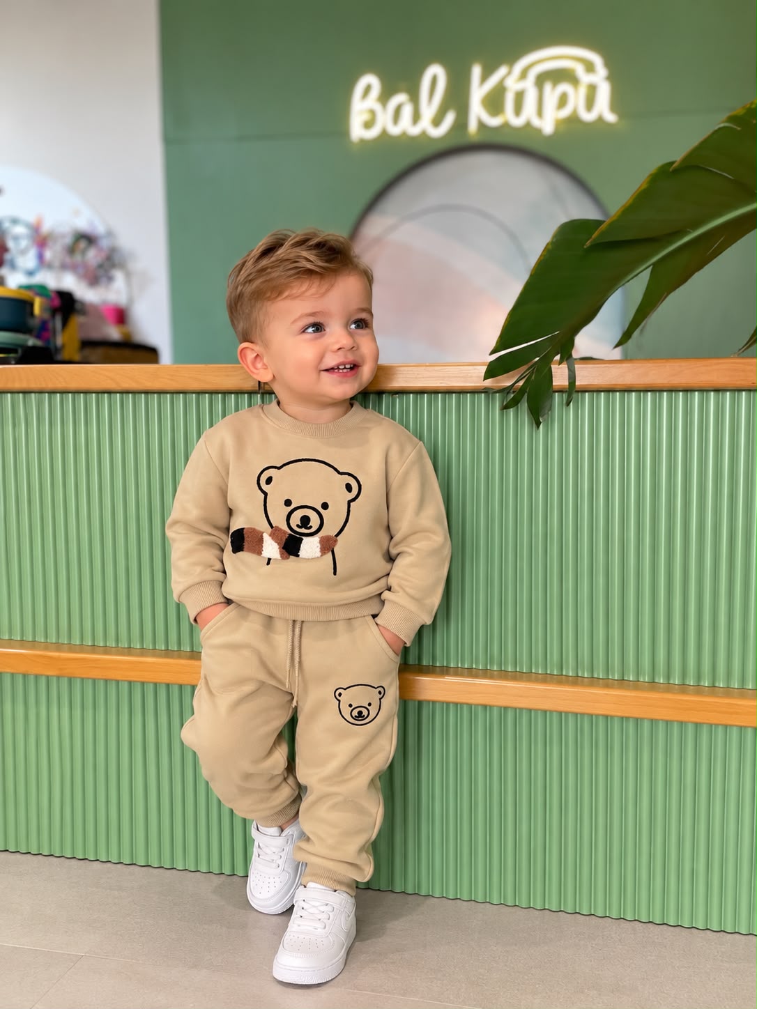 E&Z GAP AYICIKLI TAKIM - KREM