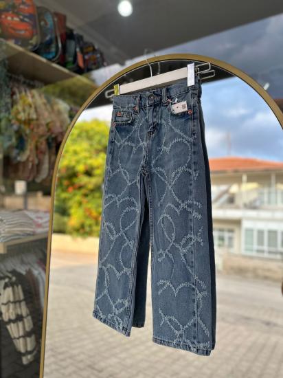 KALP İŞLEMELİ KOT PANTALON